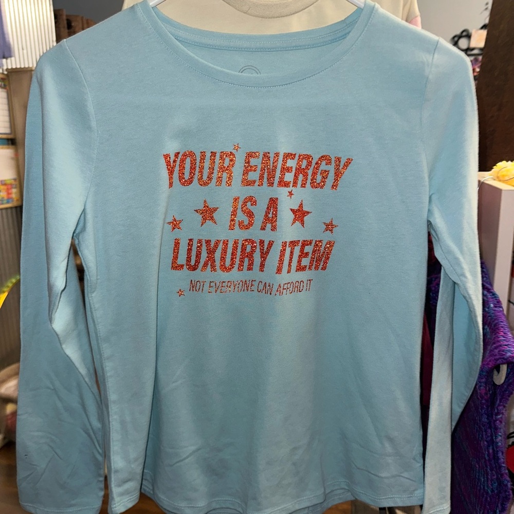 Blue Long Sleeve Showgirl Taylor Swift Shirt